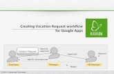 Creating a vacation request workflow for google apps