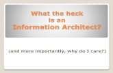 What is an Information Architect?