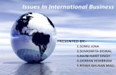 Issues in international business
