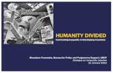 HUMANITY DIVIDED: Confronting inequality in Developing Countries