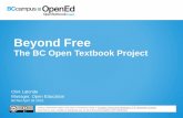 Beyond Free: The BC Open Textbook Project BCNet