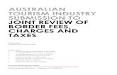 Tourism Industry Submission- Border Fees and Charges
