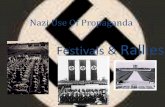 Nazi use of propaganda-Rallies and Festivals