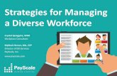 Strategies for Managing a Diverse Workforce