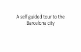 A self guided tour to the barcelona city