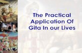 The Practical Application of Gita