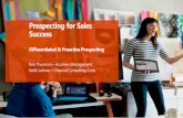 Differentiated and Proactive Prospecting Program