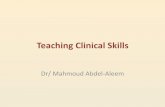 Teaching clinical skills slideshare