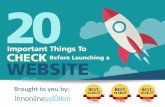 20-Point Website Launch Checklist