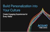 Build Personalization into Your Culture: Create Engaging Experiences for Every Visitor
