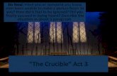 The Crucible Act 3
