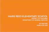 Marie Reed Elementary School SIT Meeting (March 25, 2015)