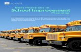 Best Practices in School Improvement Planning