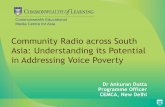Community Radio across South Asia: Understanding its Potential in Addressing Voice Poverty