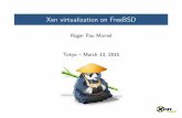 BSDcon Asia 2015: Xen on FreeBSD