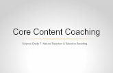 Core Content Coaching Grade 7 Natural Selection & Selective Breeding 14-15