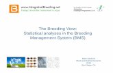 PAG 2015 - Breeding View: Statistical analyses in the Breeding Management System - Dr Mark Sawkins