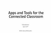 Apps and Tools for the Connected Classroom