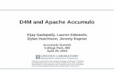 Accumulo Summit 2015: Using D4M for rapid prototyping of analytics for Apache Accumulo [Frameworks]