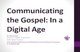 Communicating the gospel in a digital age