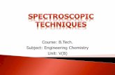 B.tech. ii engineering chemistry unit-5 B spectroscopic techniques