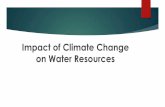 climate change and water resources