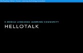 HelloTalk - A Mobile Language Learning Community