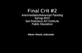 San Francisco Art Institute Students Crit 2 Spring 2015