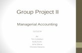 Managerial Accounting Group Project - Presentation