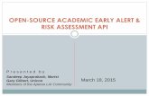 Open academic early alert & risk assessment ap presentation