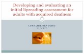Lorraine Braggins Lipreading assessment 2014