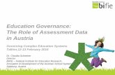 The role of assessment data in Austria