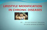 Lifestyle modification in chronic ds