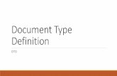 Document type definition