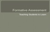 Formative Assessment: Teaching Students to Learn