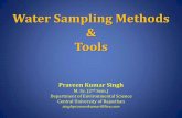Water sampling methods and tools