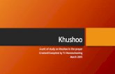 Khushoo Power Point Lessons