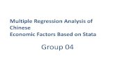 Multiple Regression Analysis of Chinese Economic Factors Based on Stata