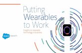 Putting Wearables to Work