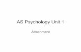 AQA AS Psychology Unit 1 Attachment