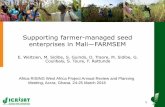 Supporting farmer-managed seed enterprises in Mali—FARMSEM