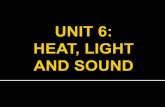 Unit 6 heat, light and sound