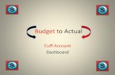 Budget to Actual Cuff Account
