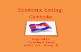 Cambodia: Economic Setting