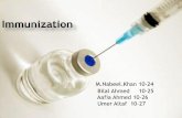 Paediatric immunization