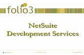 NetSuite Development Services - Folio3