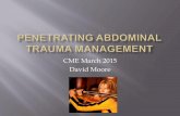 Penetrating Abdominal Trauma Emergency Management