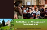 Initiatives&Changement International - Présentation