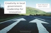 Leading for Innovation in Local Government