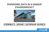 SMART Seminar Series: SMART Data Management